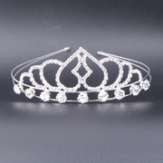 Baojing Korean hair accessories children buckle rhinestone Princess Crown headband stereo headband tiara show performance accessories