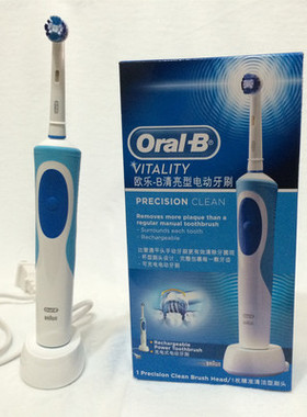 德国博朗欧乐B/Oral-B电动牙刷成人 D12013清亮型 整机自动充电式