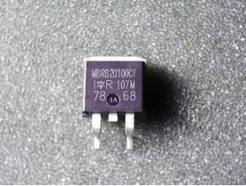 进口拆机B20100G MBR20100 MBRB20100CT肖特基二极管 贴片TO-263