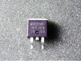 进口拆机B20100G MBR20100 MBRB20100CT肖特基二极管 贴片TO-263