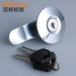 dinbong MS804圆柱锁 工业仪表箱机械门锁 中置通讯柜大头转舌锁