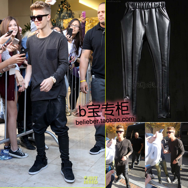 Pantalon cuir homme pour adolescent - Ref 1489942 Image 1