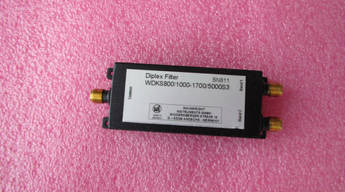 美国进口 WI SMA母头 射频同轴 双工器 1.0GHz 低通 1.6GHz高通 滤波器 质量包好，包能用 可提供详细测试图 低通滤波器频率：DC-1.0 GHz 高通滤波器频率：1.6 GHz 接头：SMA母头