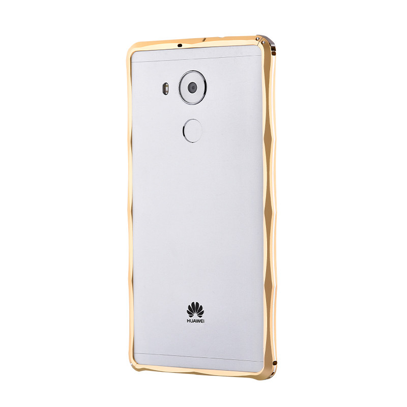 iMatch Slim Light Aluminum Metal Shockproof Bumper Case with Kickstand for Huawei Mate 8
