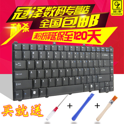 适用于 NEC E3100 E6210 E6200 P520 M320 E6211 键盘 US英文黑色