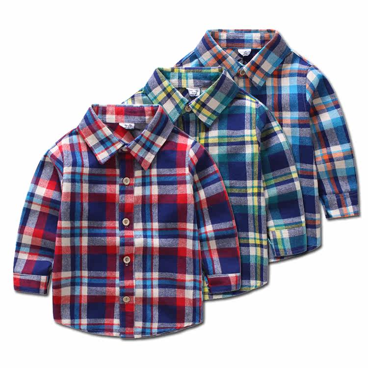 Chemise garcon à manche longue - Ref 2078685 Image 1