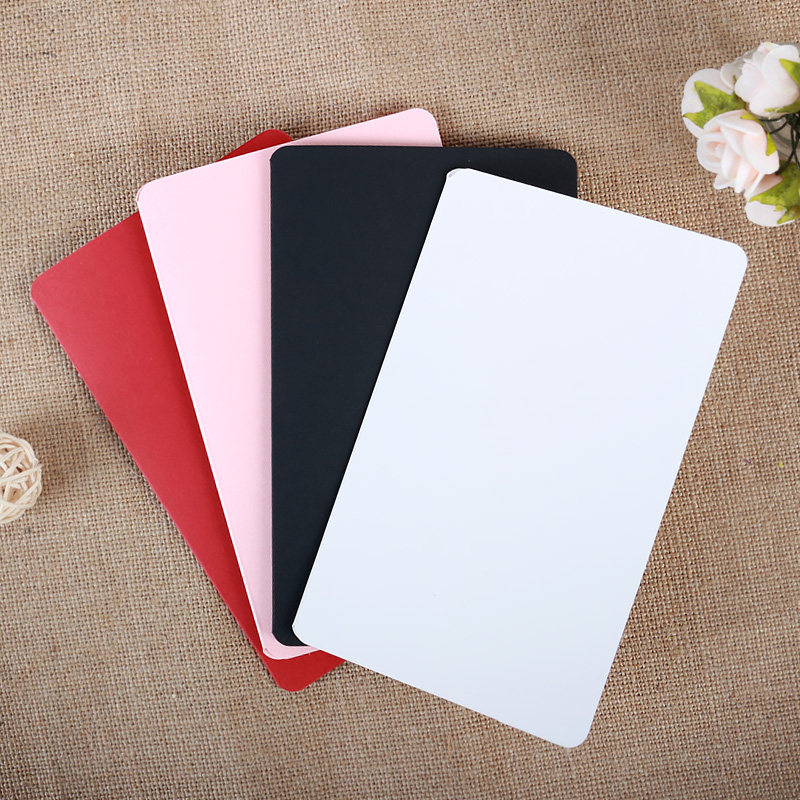 大小的折叠加厚牛皮纸2页对折写字手写吊牌涂鸦明信片a4节日模板贺卡