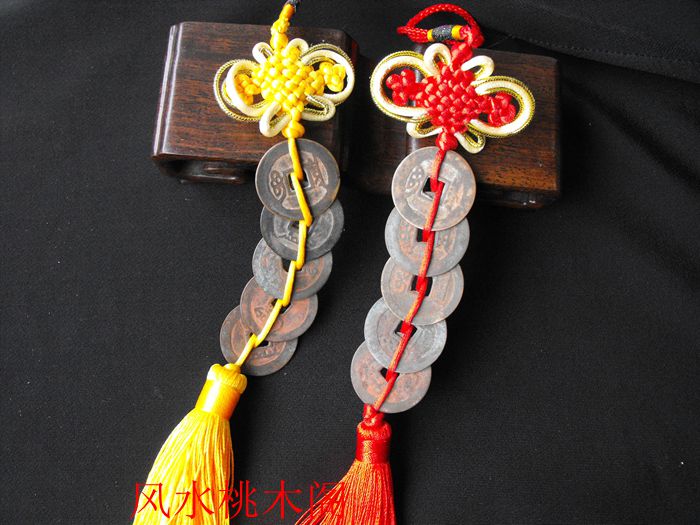 清代五帝铜钱五帝钱古钱币挂对门厕所对卧室大门门对电梯楼梯卧室