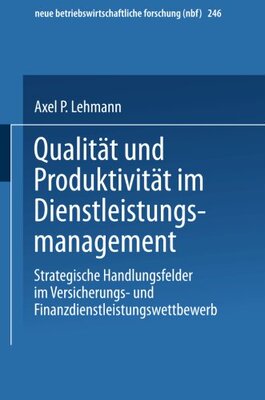【预售】Qualitat Und Produktivitat Im Dienstleistungsm...