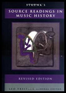 【预售】Source Readings in Music History