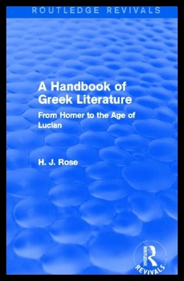 【预售】A Handbook of Greek Literature (Routle