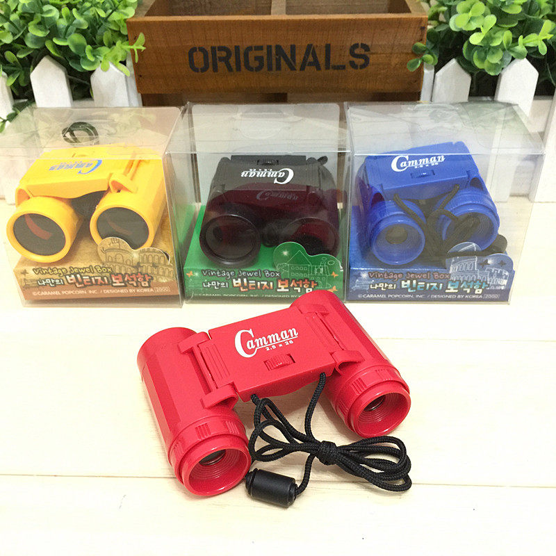 Korean Edition children Cartoon Binoculars Toys pupil Scientific experiments Kindergarten gift With lanyardin the Outdoor/Mountaineer/Camping/Travel Goods , Telescope/Night Vision/Outdoor spectacles , Ordinary telescope  category - from Buy2taobao.com to provide professional Taobao agent buy service