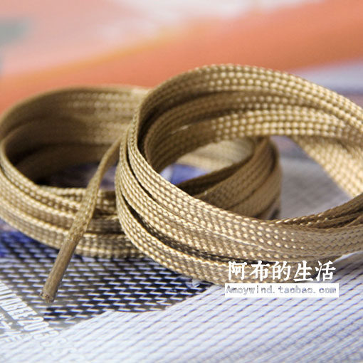 液态金扁鞋带 金属质感鞋带 篮球鞋休闲鞋运动鞋带 扁形金丝鞋带