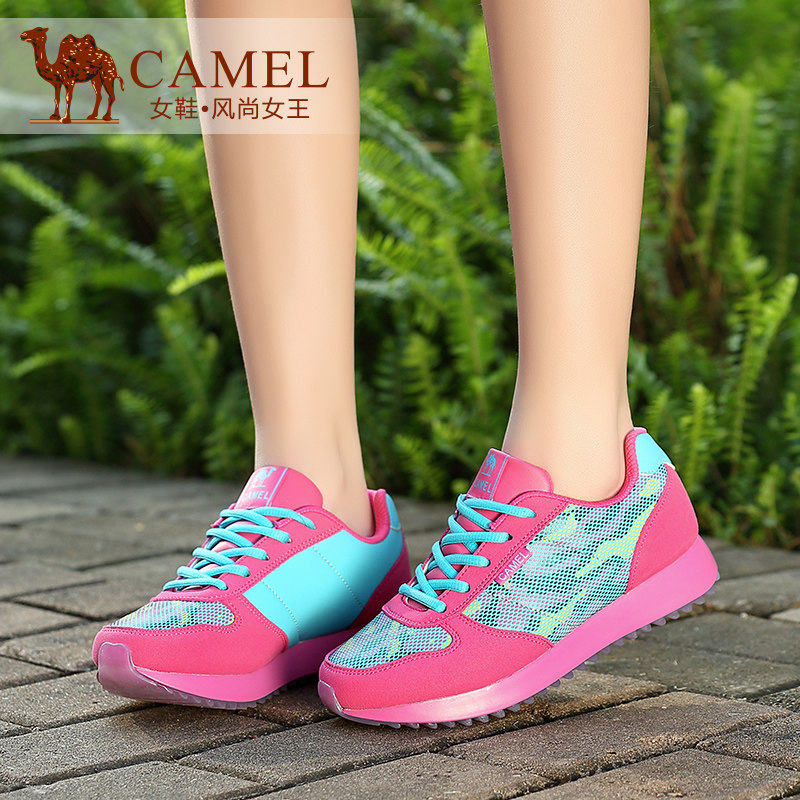 【非卖品】Camel骆驼女鞋 休闲运动风 迷彩拼色圆头休闲鞋 2