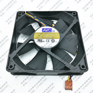 4针温控风扇 原装 4PIN 12CM厘米PWM双滚珠 DA12025B12LP005 AVC