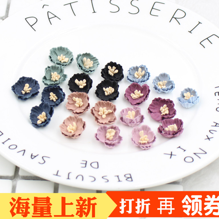 diy韩国饰品手工头绳超纤皮发夹