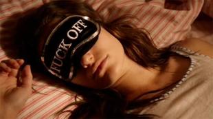 缓疲劳 无耻之徒菲奥娜同款 FUCK OFF手工刺绣眼罩遮光睡眠女个性