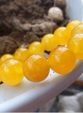 黄玉手链黄玉手链手珠