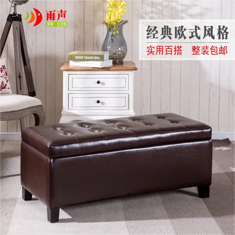 欧式长凳进门换鞋凳鞋柜试衣间凳子服装店沙发凳实木储物凳贵妃凳