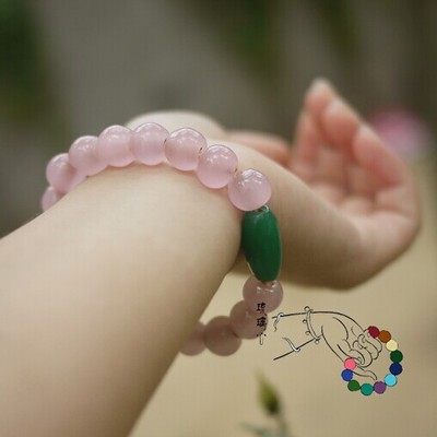 有色同寒冰无物隔纤尘琉璃手链