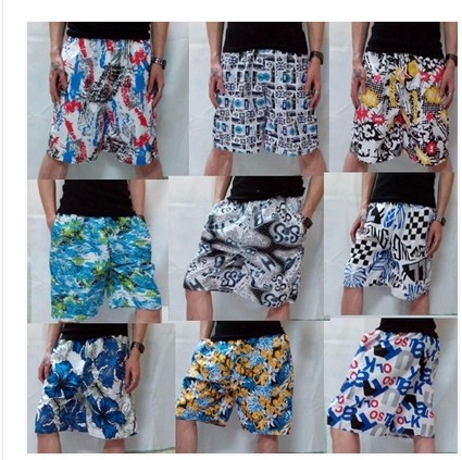 夏季男士大码宽松休闲青年五分裤