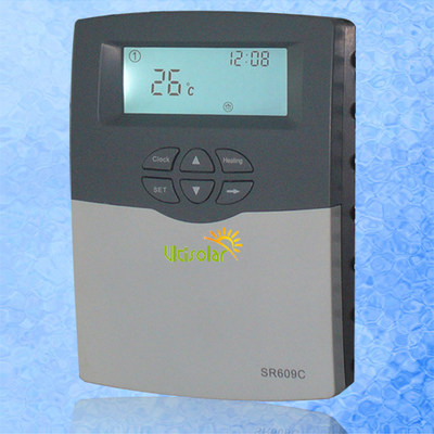 SR609C-一体承压太阳能热水器控制器显示温度控制电加热1500W/3KW