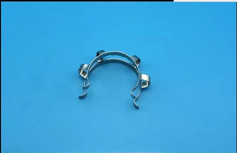 可开票不锈钢片接口夹19#喉箍接口夹标口夹锥形夹玻璃连接口花篮