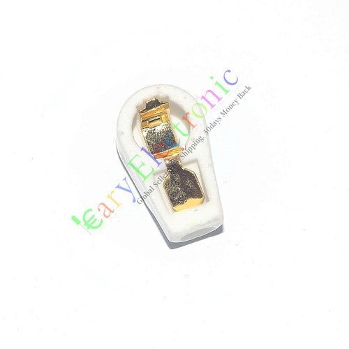 全新6.3mm陶瓷电子管镀金管座管帽MCVG适EF37 6P12P 6J7 EL519等
