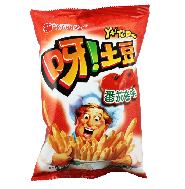 好丽友呀土豆薯片薯条番茄膨化大礼包零食小吃好吃的休闲食品40克