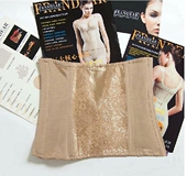 美容院安提尼亚皇室风范塑身背夹收胃瘦腰托胸美背肤色腰封