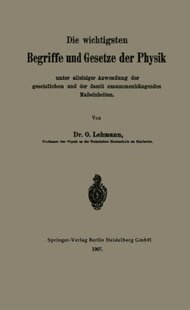 【预订】Die Wichtigsten Begriffe Und Gesetze...