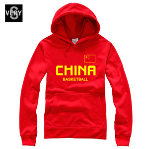中国男篮球服国家队队服运动训练打篮球外套连帽衫卫衣上衣服装冬