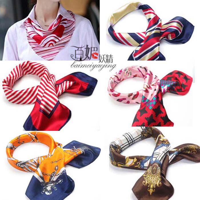 Band Silk scarf Amazing Printed Scarf Small squarein the Accessories/Leather belt/Hat/Muffler , Muffler/Scarves/Shawl  category - from Buy2taobao.com to provide professional Taobao agent buy service