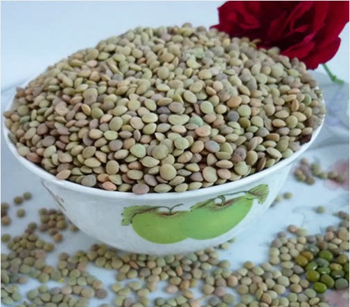 陕西延安特产陕北农家自产灰扁豆杂粮小扁豆米汤月子米粥3斤包邮