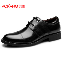 Aucom men's New England business currents laced leather men dress shoes men shoes-mail