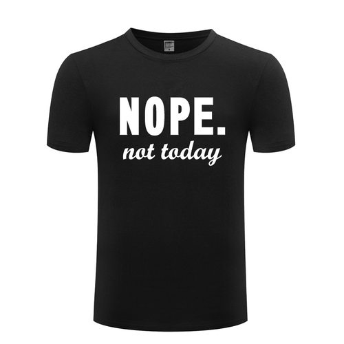 2017新款男式短袖T恤 Nope Not Today Relaxed Tee 创意简约