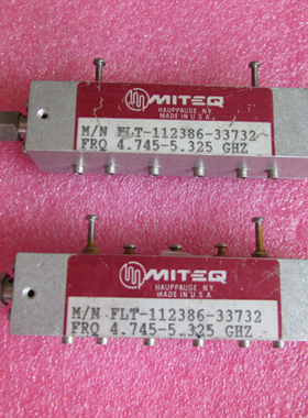 MITEQ进口 FLT-112386-33732 4.6-5.4GHz RF同轴带通滤波器