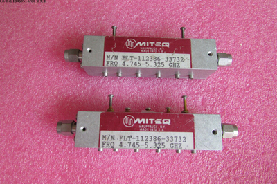 MITEQ进口 FLT-112386-33732 4.6-5.4GHz RF同轴带通滤波器