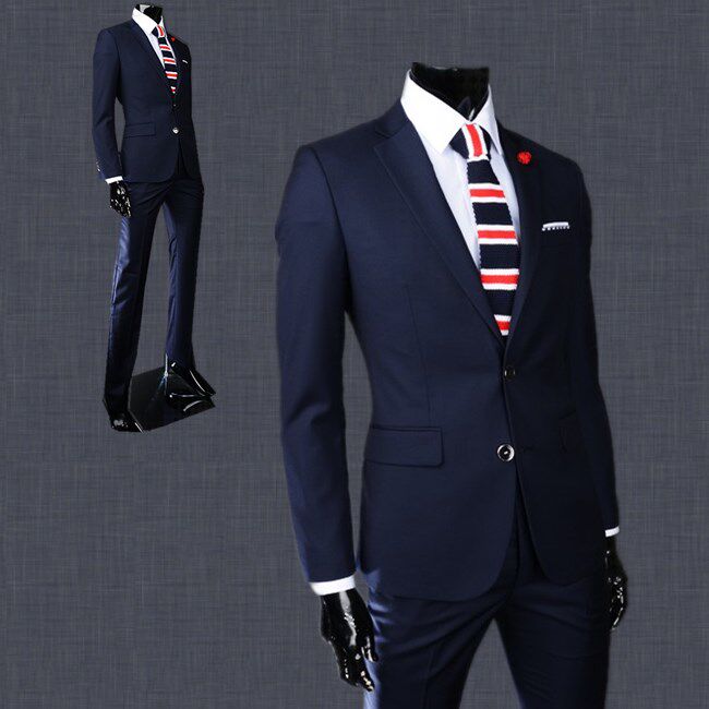 Costume homme en coton pour automne - Ref 1557245 Image 1