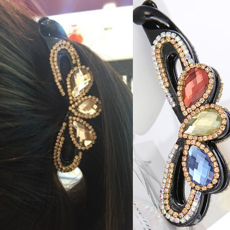 Accessoire coiffure en Diamant Crystal - Ref 1200711 Image 1