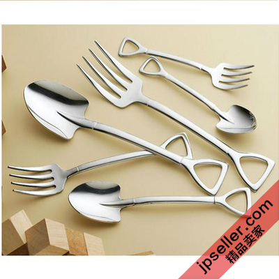 现货日本挖掘系列勺子亮光磨砂