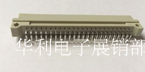 欧式插座DIN248 2*24p 9001-35481COOA 公弯 2.54间距