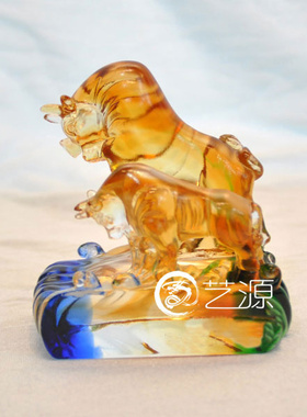 琉璃时尚风商务生日办公桌名片夹