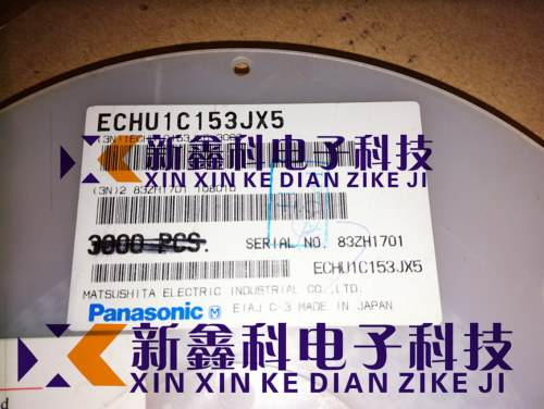 ECHU1C153JX5 15nF 16V 1206 5% 涤纶CBB 0.015uF PPS薄膜电容器