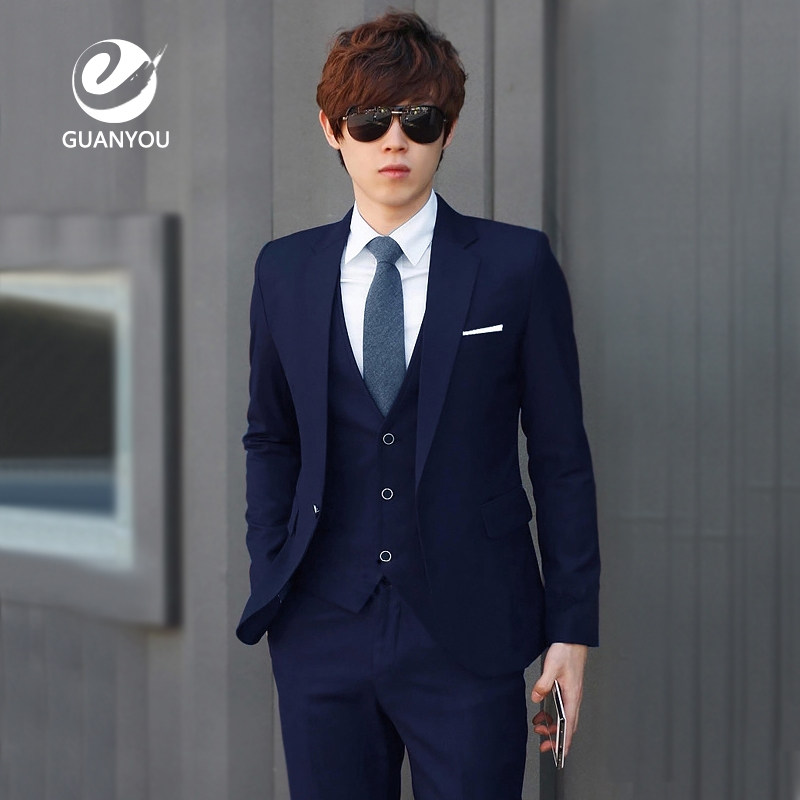 Costume homme en polyester pour printemps - Ref 1554374 Image 1