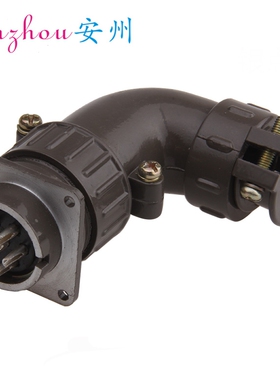 P28 7芯 25A 航空插头 连接器 P28K4S P28J4A P28J4S P28K4A 弯头