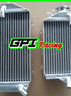 摩托车全铝水箱 越野赛车改装高效散热器 适用于川崎 KXF450 2009