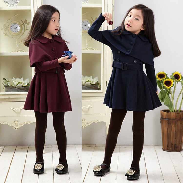 Manteau pour fille en laine - Ref 2162064 Image 1