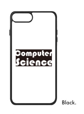 适用于iPhone科计算机科学黑色词Xr手机壳max保护套678plus硅胶11