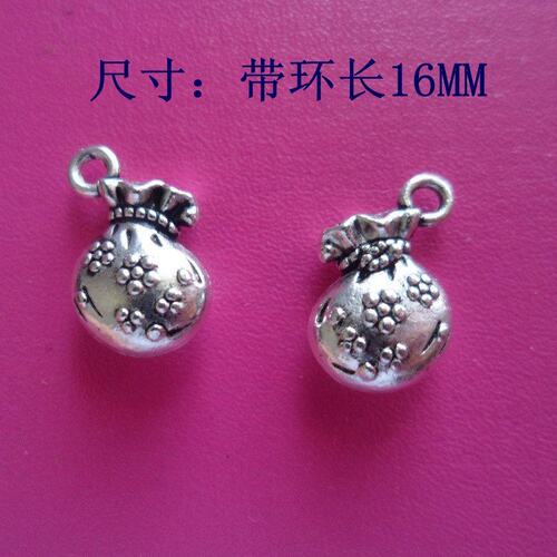 diy饰品手工串珠吊坠古银